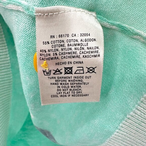 Anthropologie Giuliana Leila Road Rage Green Knit Punch Bug Small Cardigan - Picture 4 of 6